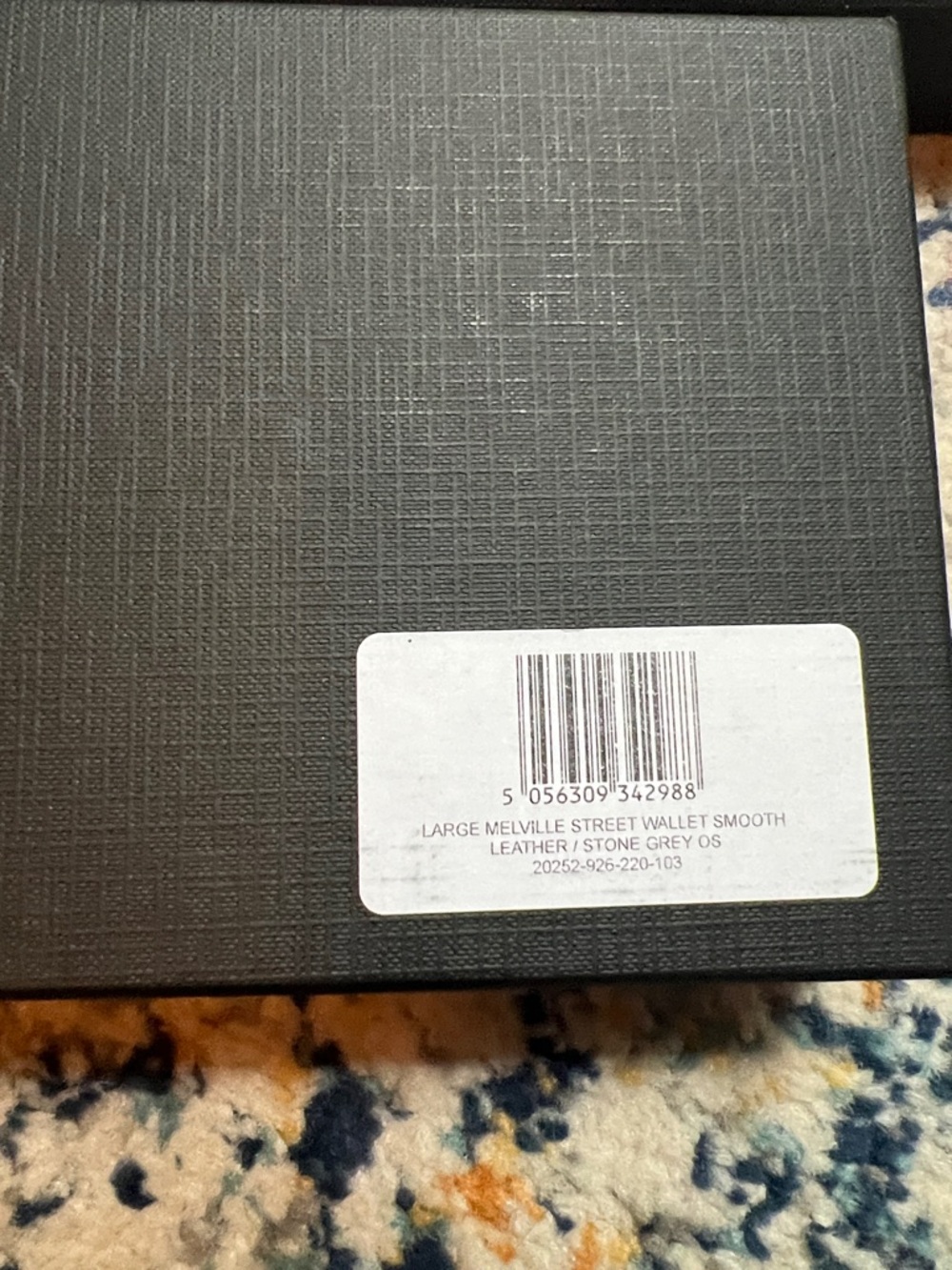 NWT Strathberry Grey Leather Wallet with Gold Bar Hardware - Picture 2 of 5